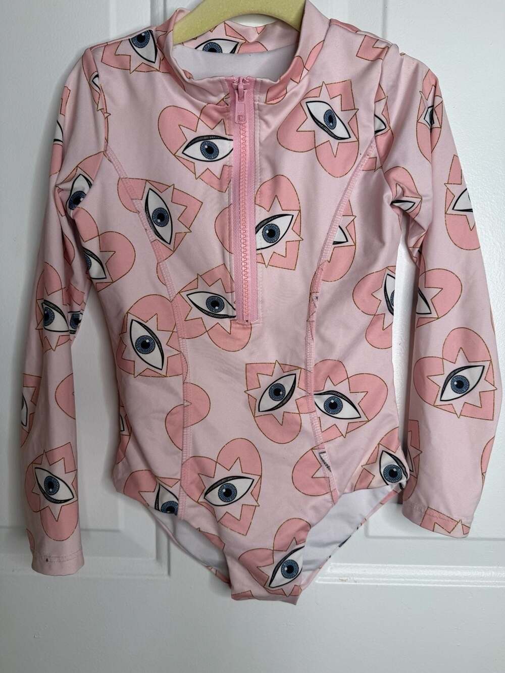 Submarine Scooba Doo Long Sleeve Swimsuit Pink Evil Eye